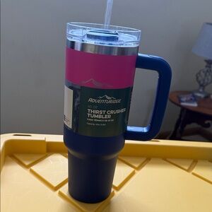 Adventuridge Blue and Pink Thirst Crusher Tumbler